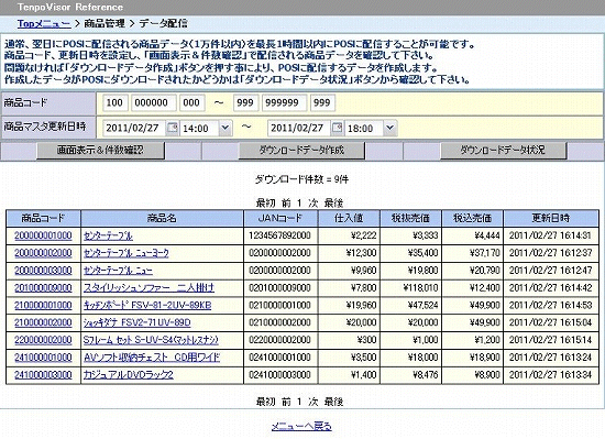 結果画面